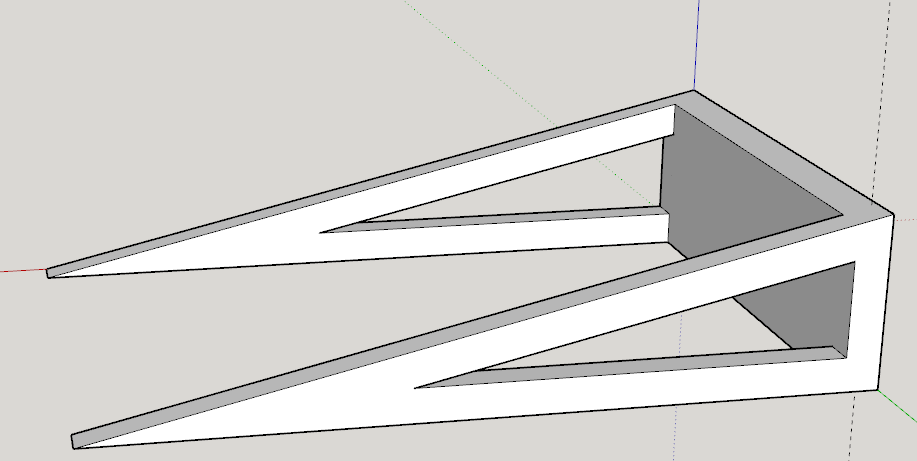 用 SketchUp 畫的底座