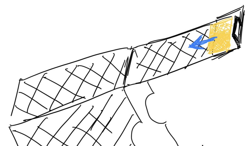 抬高角度的容器，讓色卡更容易滑出